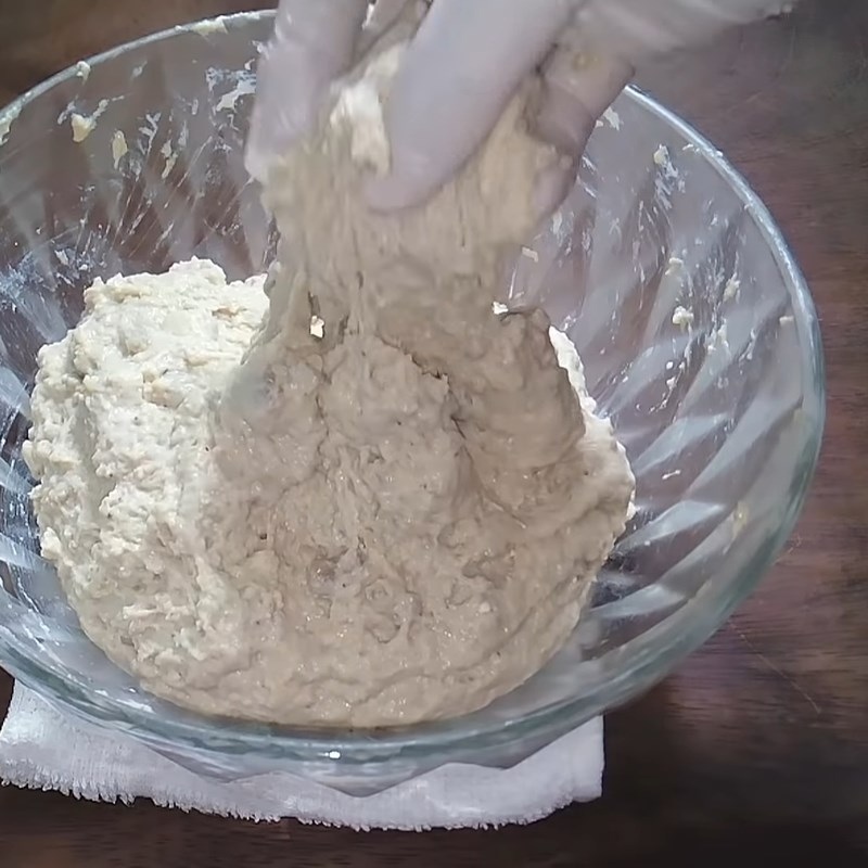 nhào bột lần 2 trong 10 phút