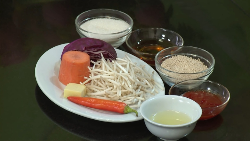 các nguyên liệu đem đi sơ chế