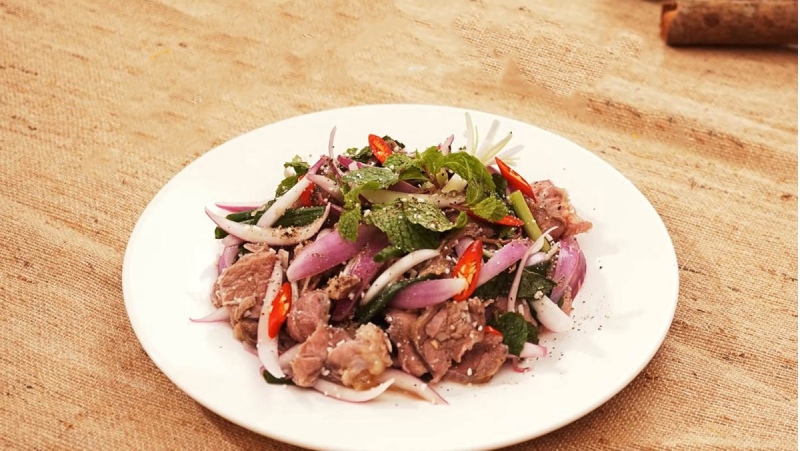 gỏi bò thái lan chua cay lạ miệng