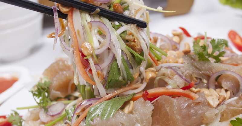 Gỏi gân bò giòn ngon