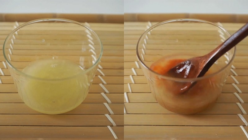 Pha nước trộn nộm ngó sen chay