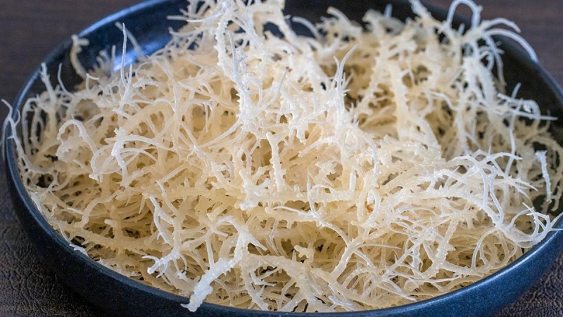 Sụn rong biển để ráo