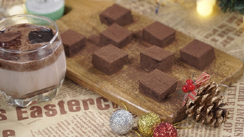 Thành phẩm kẹo dẻo marshmallow giáng sinh hấp dẫn