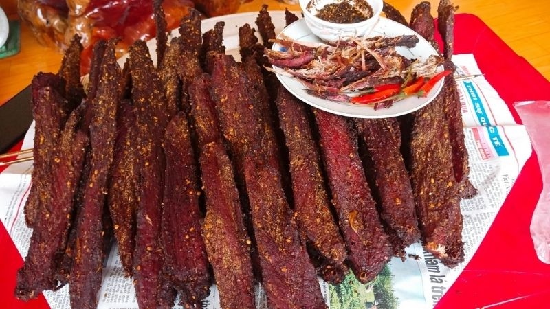 Thịt heo gác bếp ngon