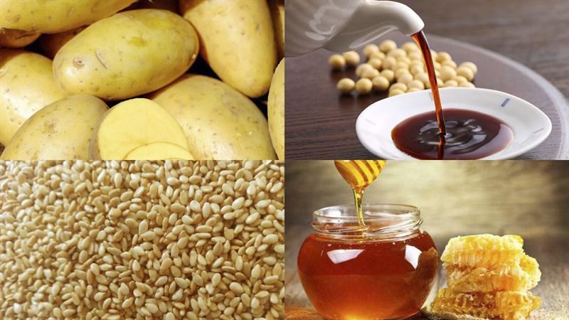 Chuẩn bị nguyên liệu làm khoai tây xào nước tương