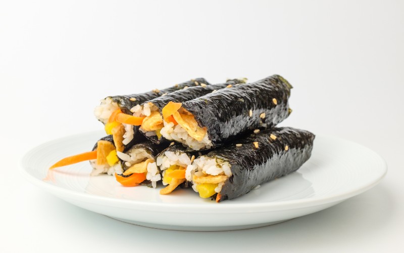Điều cần lưu ý khi tự làm kimbap chay