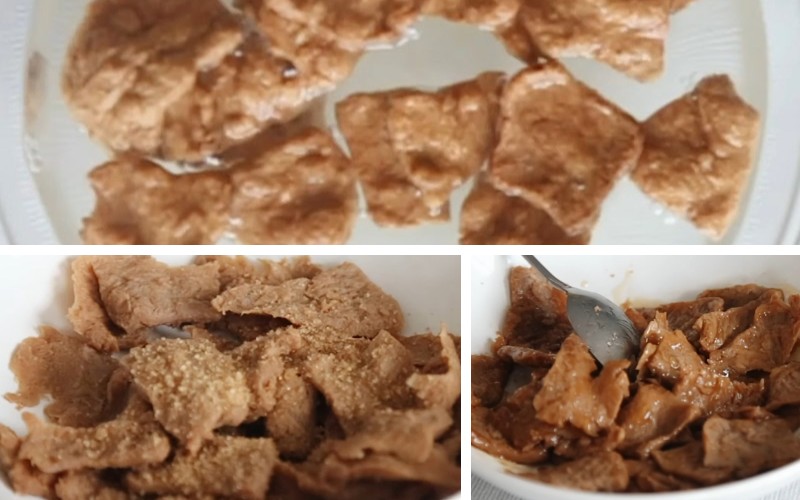 Sơ chế và ướp bò lát