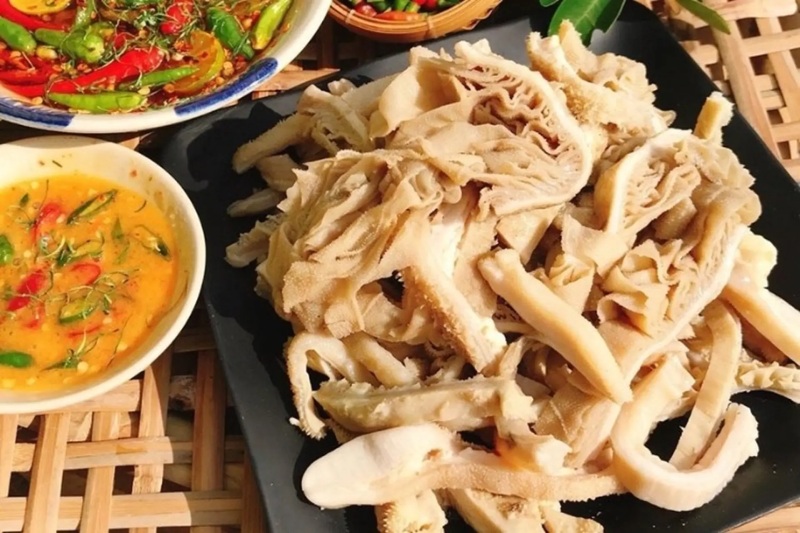 Mẹo làm sạch lòng bò, không bị hôi
