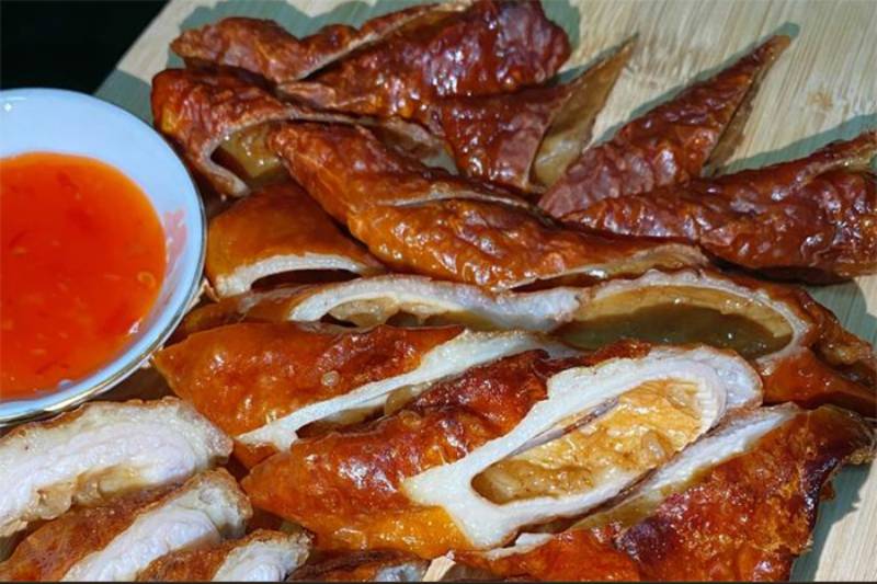 Thành phẩm Lòng heo chiên giòn kiểu Trung Quốc