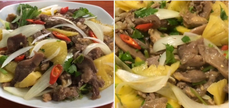 lưỡi bò xào hành tây thơm ngon hấp dẫn