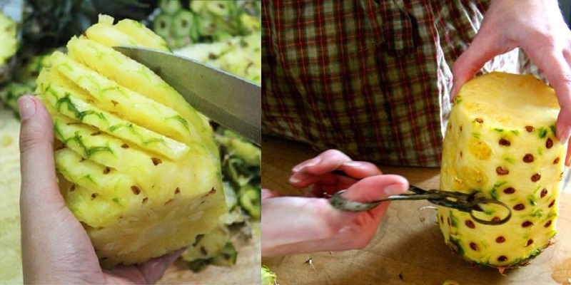 cách loại bỏ mắt dứa nhanh chóng