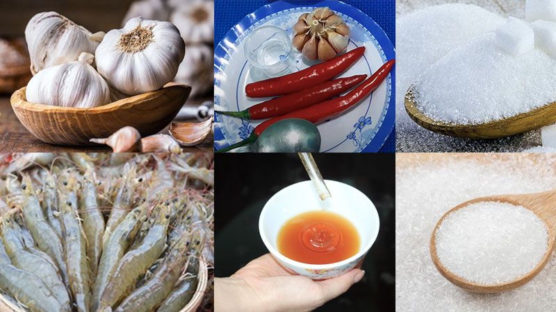 Chuẩn bị nguyên liệu làm mắm tép miền Tây