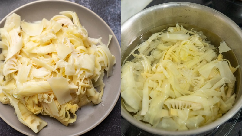 sơ chế măng trúc