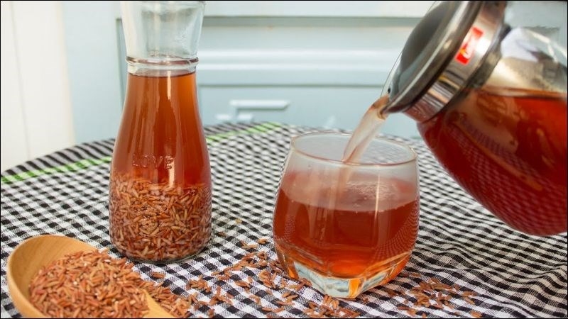 Nước gạo lứt rang thanh lọc cơ thể