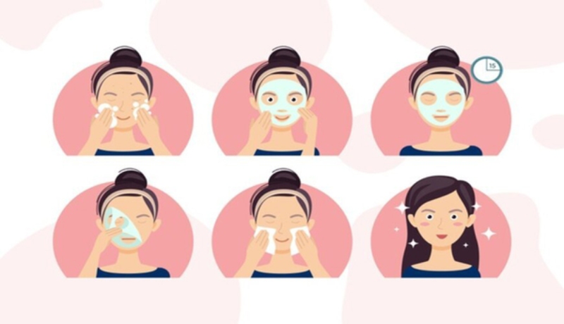 các bước đắp mặt nạ đúng cách