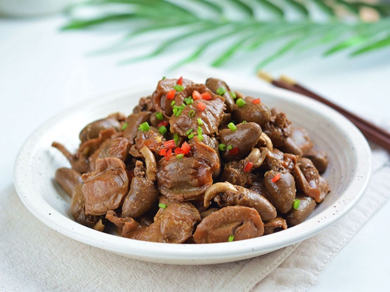 Dĩa mề gà thơm đậm đà