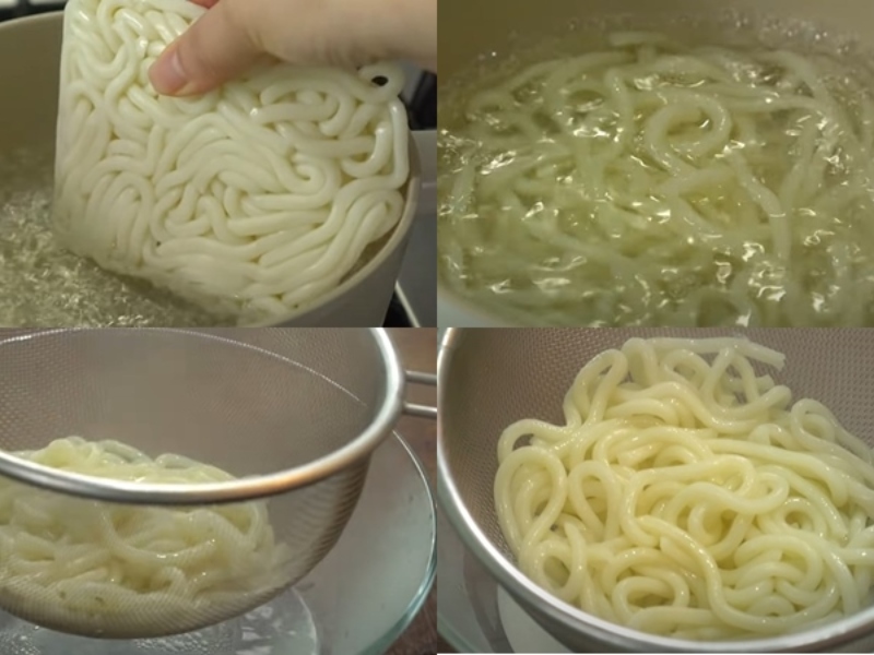 Luộc mì udon
