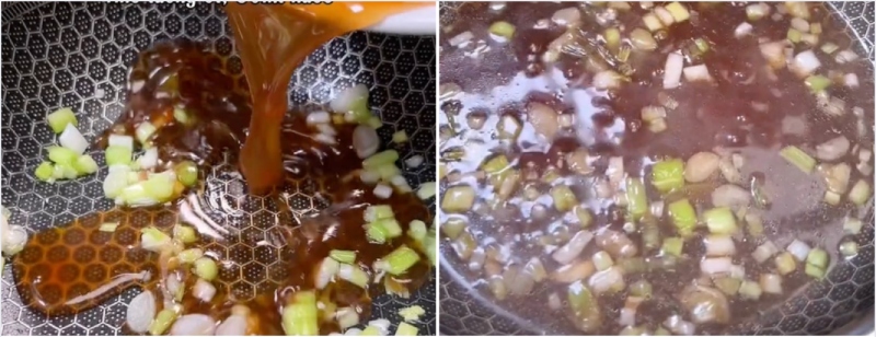 Nấu nước trộn