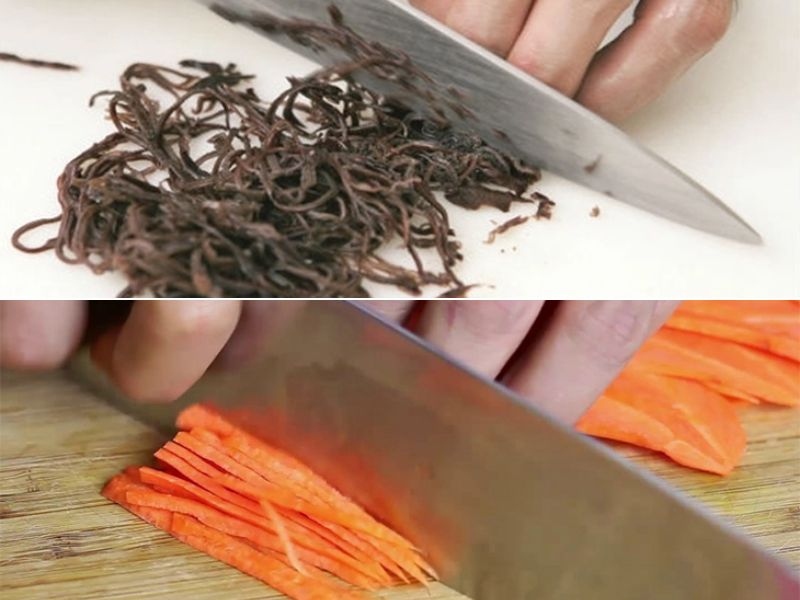 Thái mộc nhĩ và cà rốt
