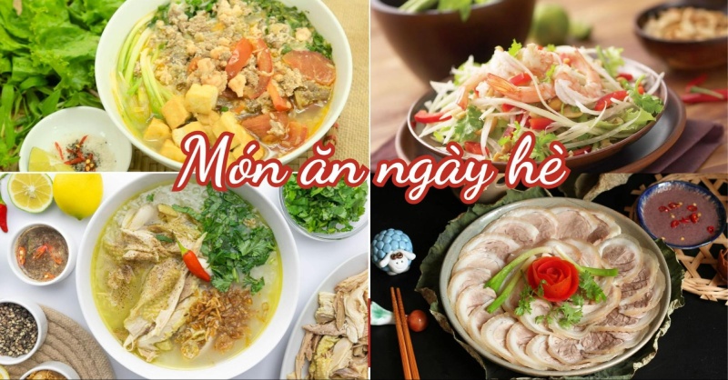tổng hợp các món ăn mát giải nhiệt ngày hè