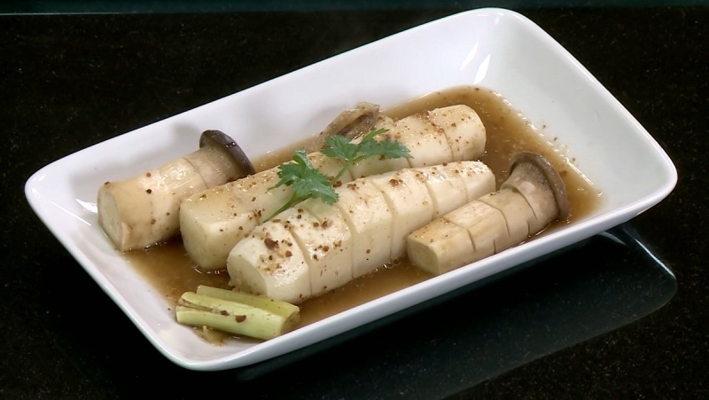 củ cải kho chay với tương bắc thơm ngon