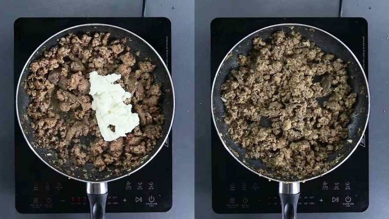 Tiến hành công đoạn xào pate