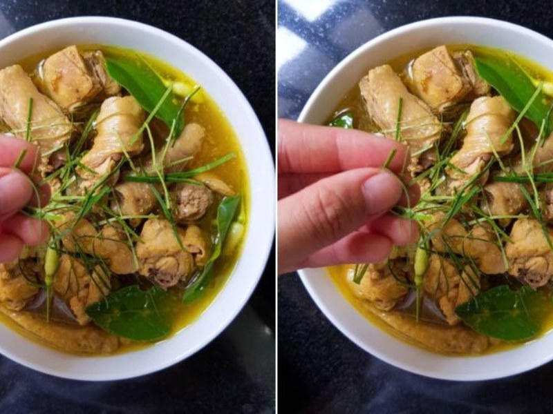 Thành phẩm món gà nấu xáo chuẩn vị