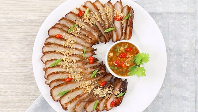 Thành phẩm thịt heo nướng