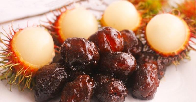 Mứt chôm chôm dẻo vị chua ngọt hấp dẫn