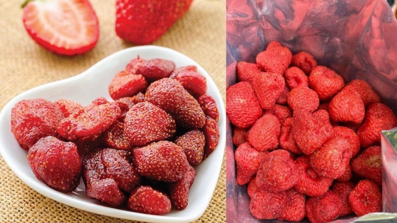 Mứt dâu tây sấy khô