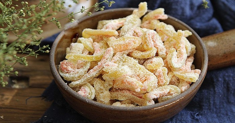 Cách bảo quản mứt dưa hấu