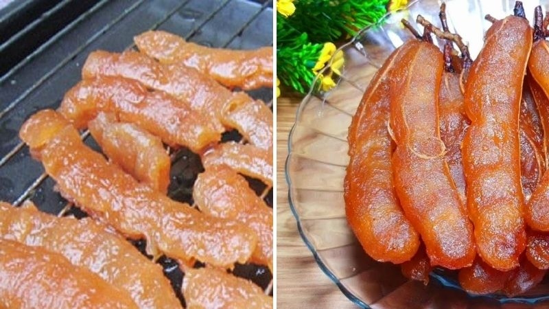 Me sên và me thành phẩm sau khi sấy