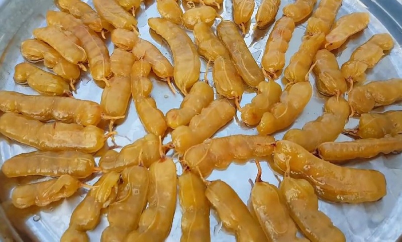 Thịt me phơi ráo