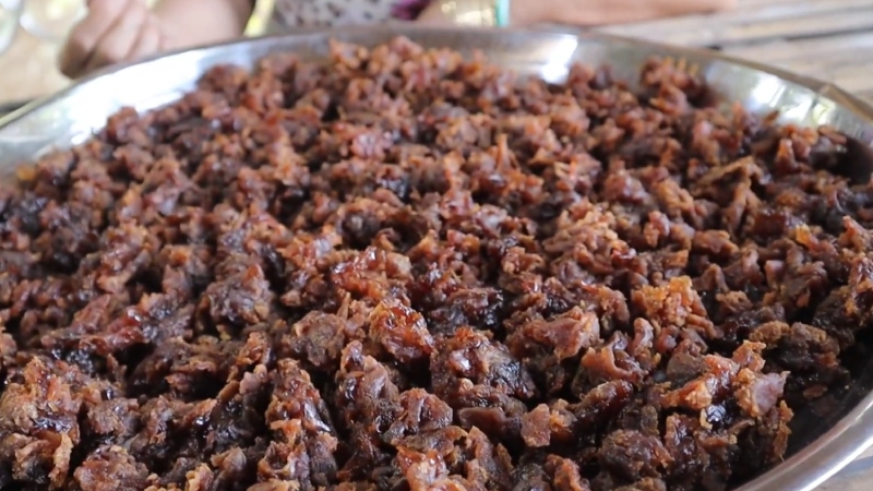 Thành phẩm mứt nhãn quế