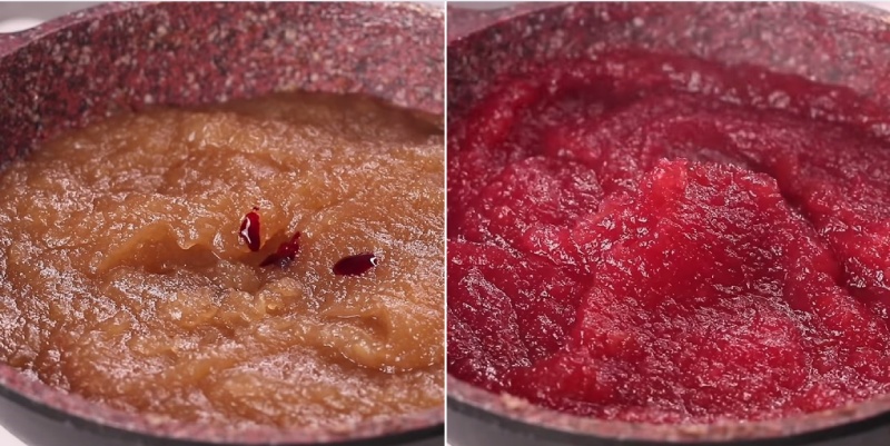 Thêm màu đỏ thực phẩm vào mứt