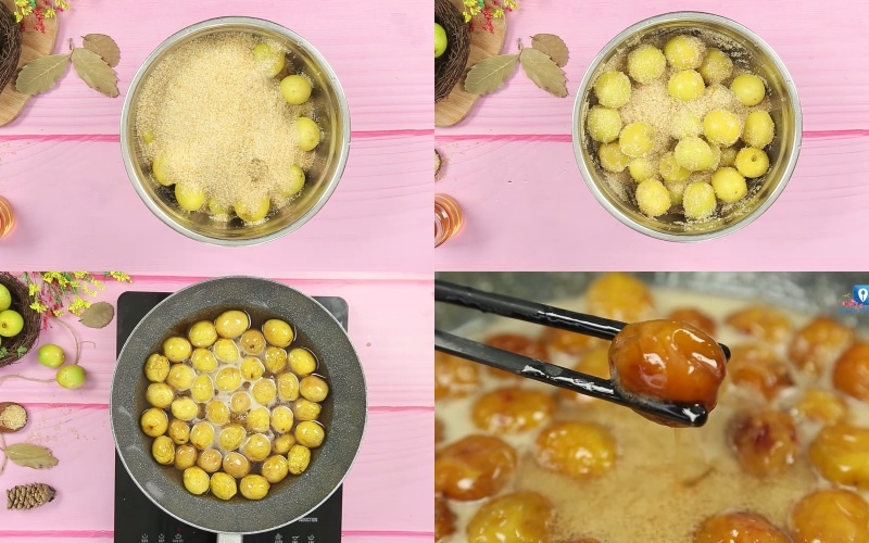 Sên táo với đường