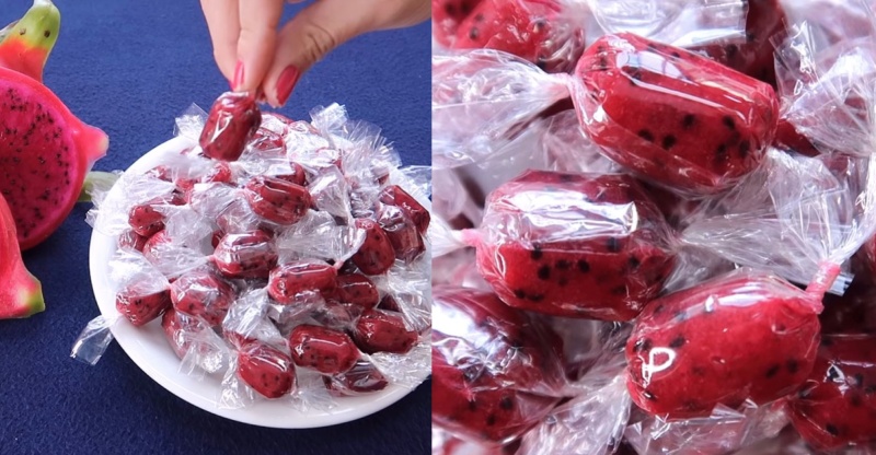 Hoàn thiện mứt thanh long thơm dẻo