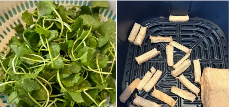 sơ chế kỹ các nguyên liệu