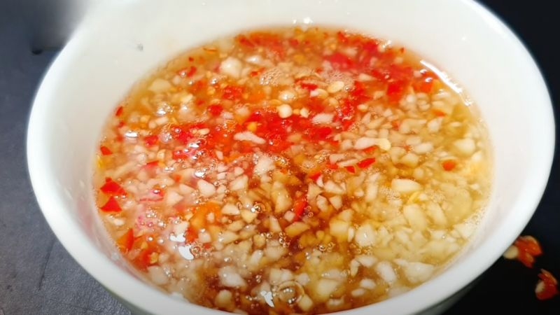 nước mắm chay trộn gỏi