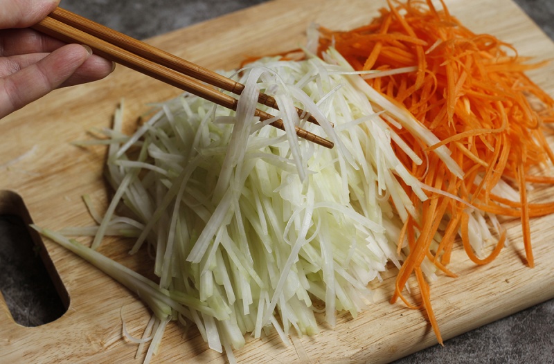 sơ chế các nguyên liệu