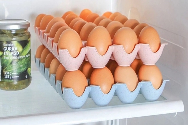 Bảo quản trứng gà tươi trong tủ lạnh để nấu nui chiên trứng