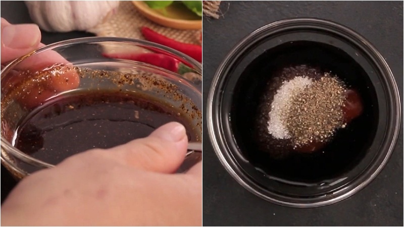 Làm sốt xào nui bò kho