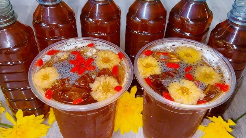 Trà hoa cúc hạt é thơm dịu, giải nhiệt và hỗ trợ giấc ngủ ngon