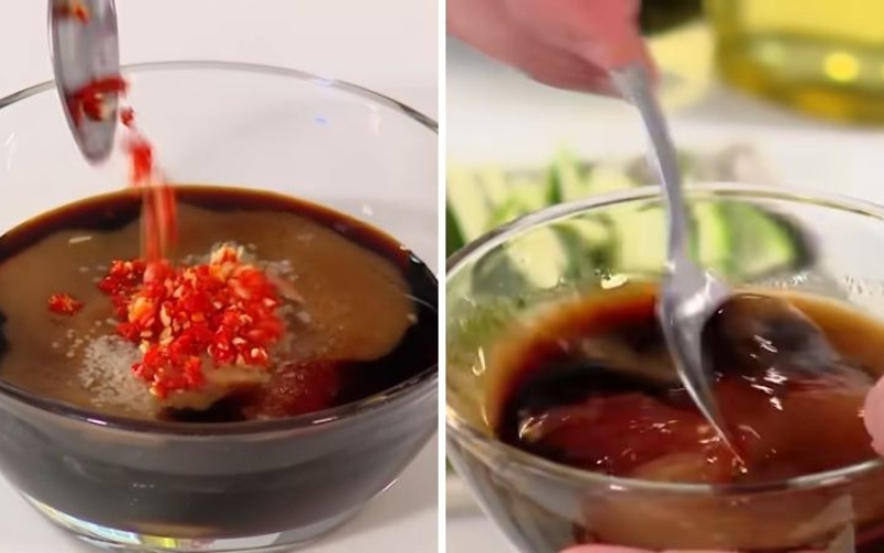 Pha bát nước sốt