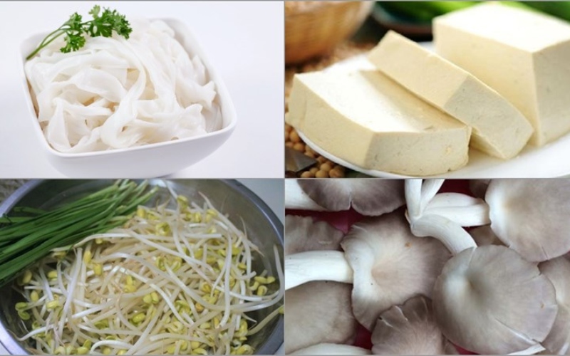 Nguyên liệu làm pad thái