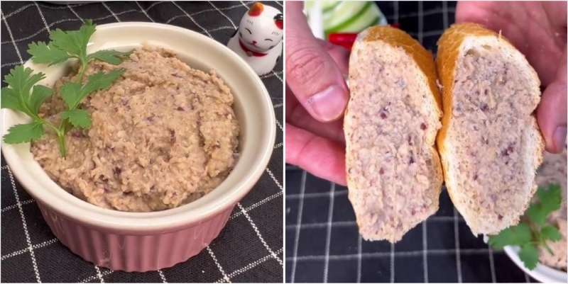pate chay béo nhẹ không ngán