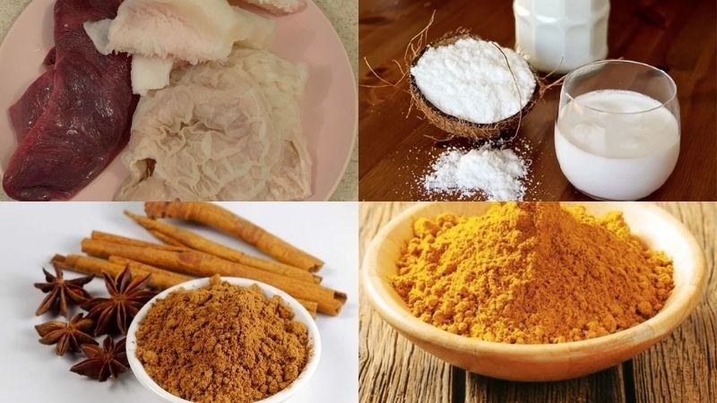 Chuẩn bị các nguyên liệu cần thiết để làm phá lấu bò