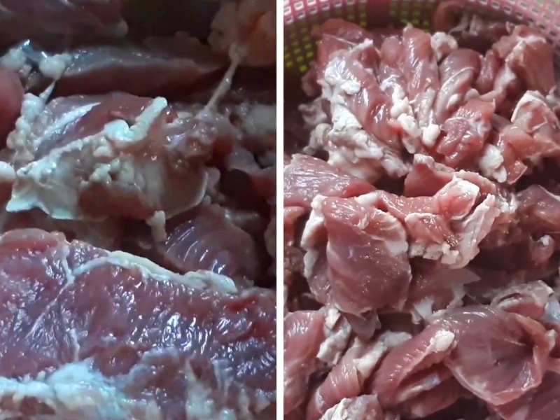 Sơ chế thịt bò