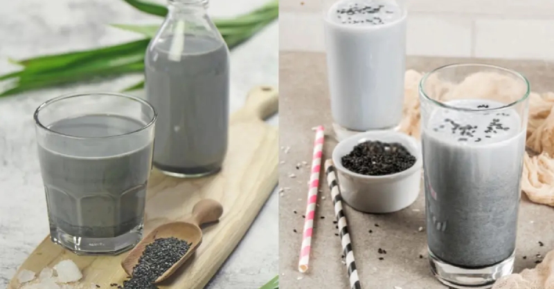 Những ly sữa đậu nành mè đen bổ dưỡng