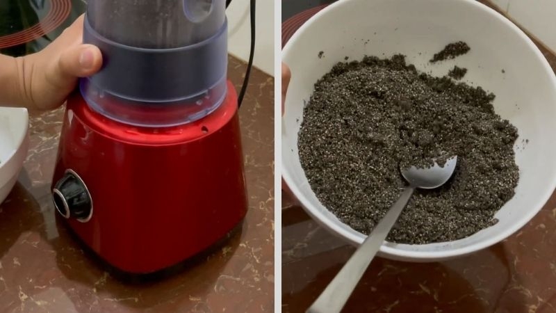 Nấu sữa gạo lứt bằng máy nấu sữa